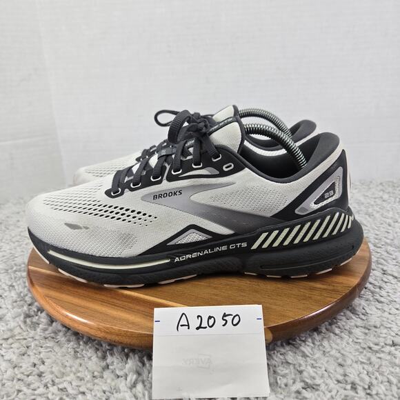Brooks Other - Brooks Adrenaline GTS 23 Gray Black Athletic Gym Daily Running Shoes Mens 9.5 D